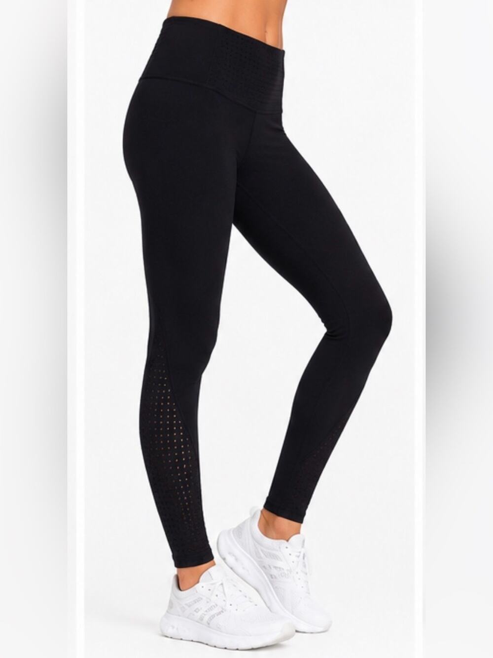 Lululemon Perforated High-Rise Black Leggings 8